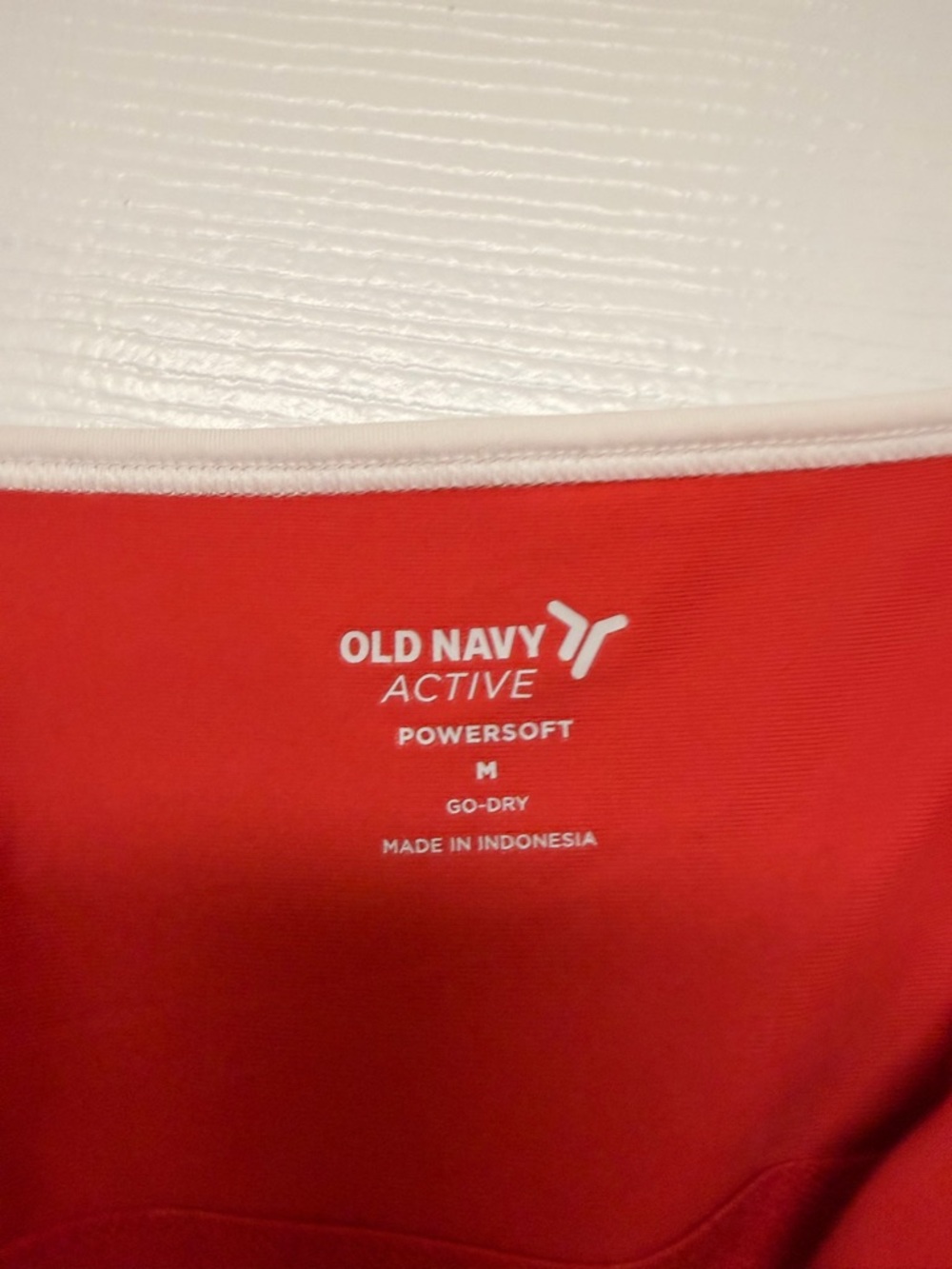 Old Navy PowerSoft Athletic Dress M Red Built In Shorts Tennis Pickleball Go Dry - Picture 3 of 14